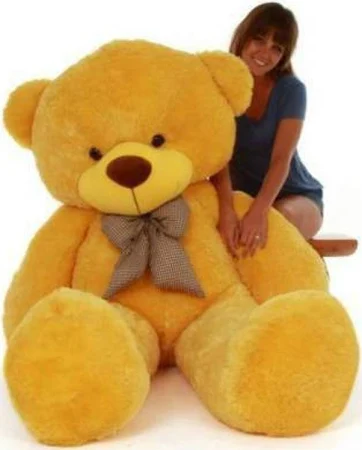 Msy Weddy Loveable Hugable Soft Giant Life Size , Long Huge Teddy Bear - 91 Cm